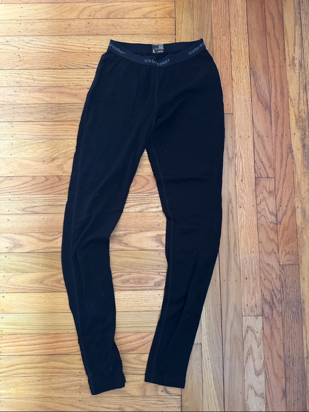 Icebreaker Merino 200 Oasis Thermal Leggings in Black